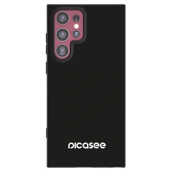 Picasee silikonowe czarne etui na Samsung Galaxy S22 Ultra 5G - Picasee