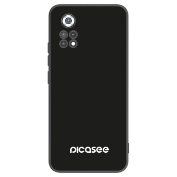 Picasee silikonowe czarne etui na Xiaomi Poco X4 Pro 5G - Picasee