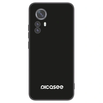 Picasee silikonowe czarne etui na Xiaomi 12 Pro - Picasee