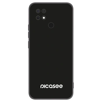 Picasee silikonowe czarne etui na Xiaomi Redmi 10C - Picasee