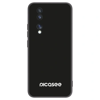 Picasee silikonowe czarne etui na Honor 70 - Picasee