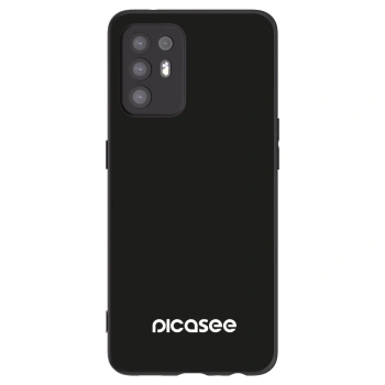 Picasee silikonowe czarne etui na OPPO A94 5G - Picasee
