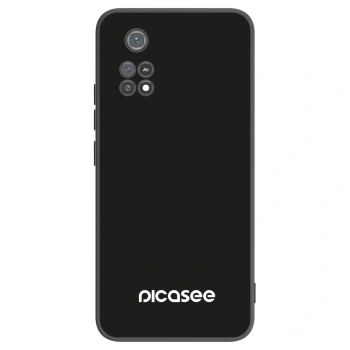 Picasee silikonowe czarne etui na Xiaomi Poco M4 Pro - Picasee