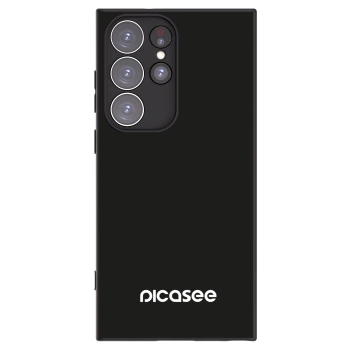 Picasee silikonowe czarne etui na Samsung Galaxy S23 Ultra 5G - Picasee