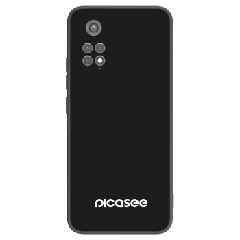 Picasee silikonowe czarne etui na Xiaomi Redmi Note 11S 5G - Picasee