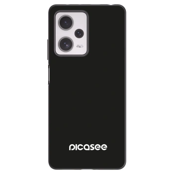 Picasee silikonowe czarne etui na Xiaomi Redmi Note 12 Pro+ 5G - Picasee