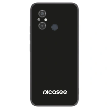 Picasee silikonowe czarne etui na Xiaomi Redmi 12C - Picasee