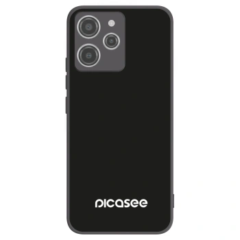 Picasee silikonowe czarne etui na Xiaomi Redmi 12 4G - Picasee