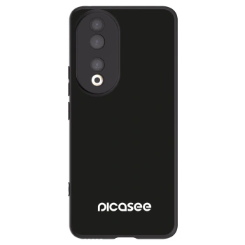 Picasee silikonowe czarne etui na Honor 90 5G - Picasee