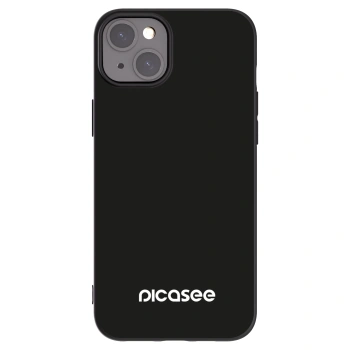 Picasee silikonowe czarne etui na Apple iPhone 15 Plus - Picasee