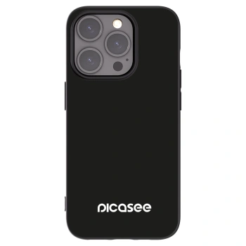 Picasee silikonowe czarne etui na Apple iPhone 15 Pro - Picasee