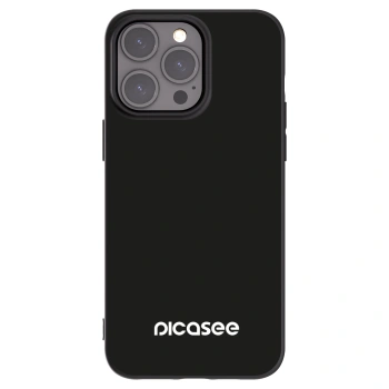Picasee silikonowe czarne etui na Apple iPhone 15 Pro Max - Picasee