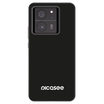 Picasee silikonowe czarne etui na Xiaomi 13T - Picasee