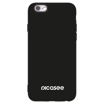 Picasee silikonowe czarne etui na Apple iPhone 6/6S - Picasee