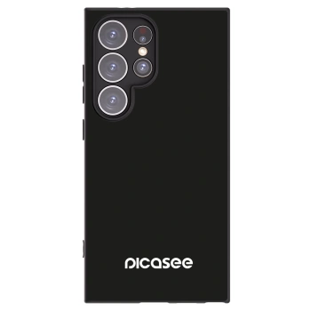 Picasee silikonowe czarne etui na Samsung Galaxy S24 Ultra S928B 5G - Picasee