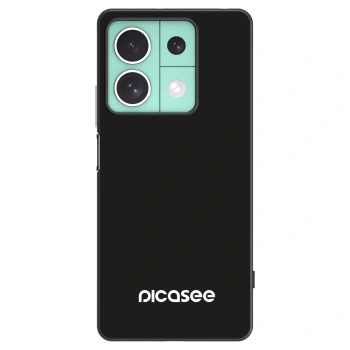 Picasee silikonowe czarne etui na Xiaomi Redmi Note 13 5G - Picasee