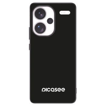 Picasee silikonowe czarne etui na Xiaomi Redmi Note 13 Pro+ 5G - Picasee