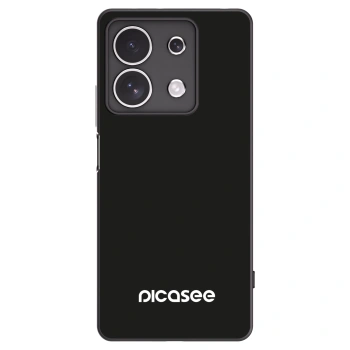 Picasee silikonowe czarne etui na Xiaomi Redmi Note 13 4G - Picasee