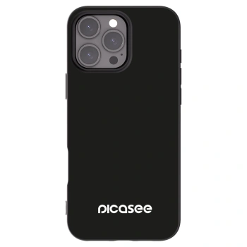 Picasee silikonowe czarne etui na Apple iPhone 16 Pro Max - Picasee