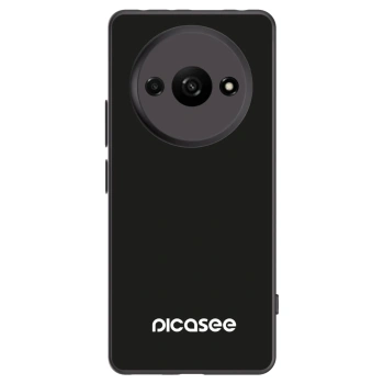 Picasee silikonowe czarne etui na Xiaomi Redmi A3 - Picasee