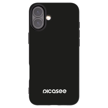 Picasee silikonowe czarne etui na Apple iPhone 16 Plus - Picasee