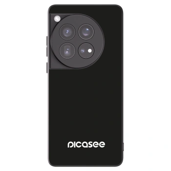Picasee silikonowe czarne etui na OnePlus 12 5G - Picasee