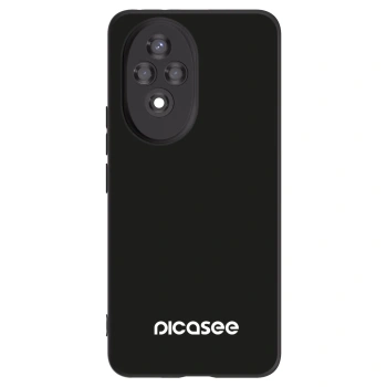 Picasee silikonowe czarne etui na Honor 200 Pro 5G - Picasee