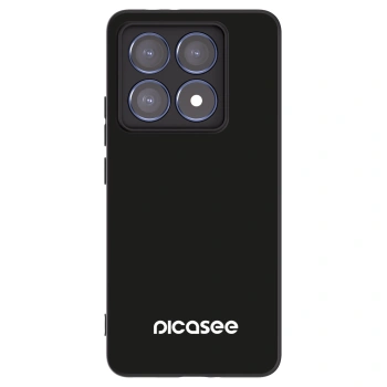 Picasee silikonowe czarne etui na Xiaomi 14T Pro - Picasee