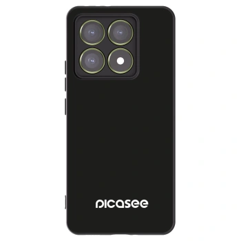 Picasee silikonowe czarne etui na Xiaomi 14T - Picasee