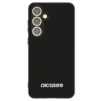 Picasee silikonowe czarne etui na Samsung Galaxy S24 FE S721B - Picasee