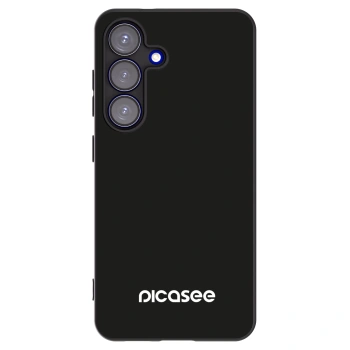 Picasee silikonowe czarne etui na Samsung Galaxy S25 5G - Picasee