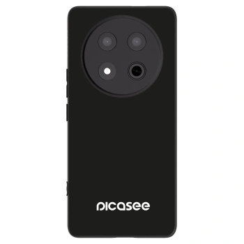 Picasee silikonowe czarne etui na Honor Magic7 Lite 5G - Picasee