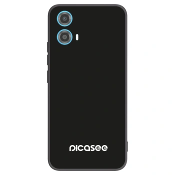 Picasee silikonowe czarne etui na Motorola Moto G34 5G - Picasee