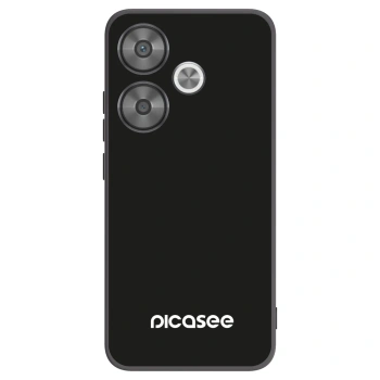 Picasee silikonowe czarne etui na Xiaomi Poco F6 - Picasee