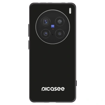 Picasee silikonowe czarne etui na Vivo X200 Pro - Picasee