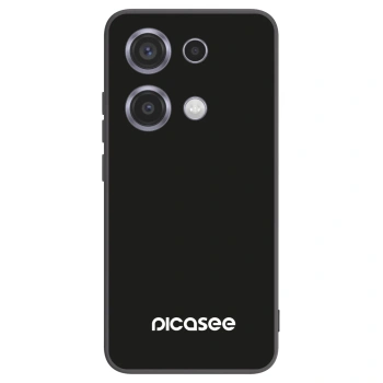 Picasee silikonowe czarne etui na Xiaomi Redmi Note 14S - Picasee