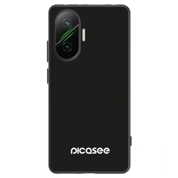 Picasee silikonowe czarne etui na Xiaomi Poco F7 5G - Picasee