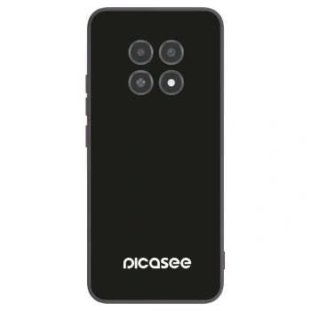 Picasee silikonowe czarne etui na Realme 12X - Picasee