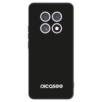 Picasee silikonowe czarne etui na Xiaomi Redmi Note 15 4G - Picasee