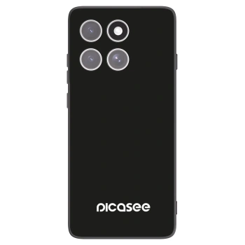 Picasee silikonowe czarne etui na Motorola Edge 60 Fusion - Picasee