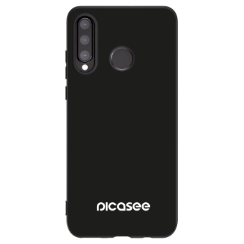 Picasee silikonowe czarne etui na Huawei P30 Lite - Picasee