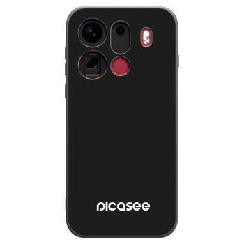 Picasee silikonowe czarne etui na OPPO Find X9 Pro - Picasee