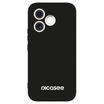 Picasee silikonowe czarne etui na Honor 600 Lite - Picasee