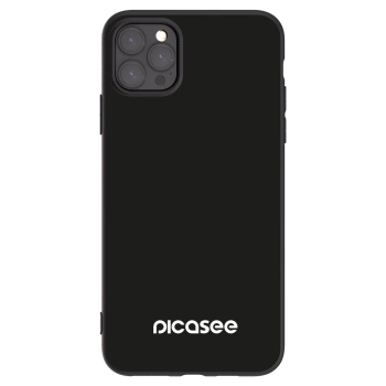 Picasee silikonowe czarne etui na Apple iPhone 11 Pro Max - Picasee
