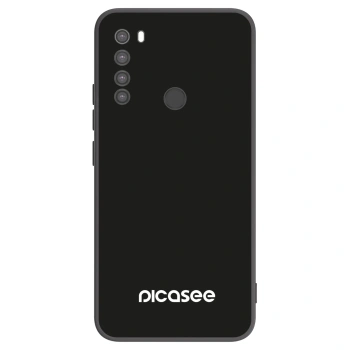Picasee silikonowe czarne etui na Xiaomi Redmi Note 8 - Picasee