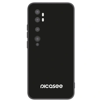 Picasee silikonowe czarne etui na Xiaomi Mi Note 10 (Pro) - Picasee