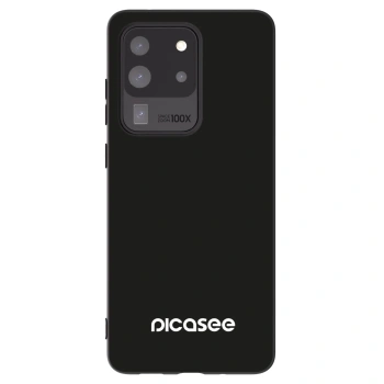Picasee silikonowe czarne etui na Samsung Galaxy S20 Ultra 5G G988F - Picasee