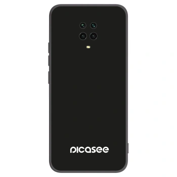 Picasee silikonowe czarne etui na Xiaomi Redmi Note 9 Pro - Picasee