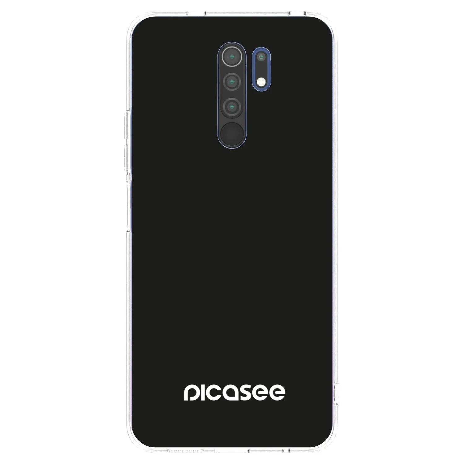 Picasee silikonowe przeźroczyste etui na Xiaomi Redmi 9 - Picasee