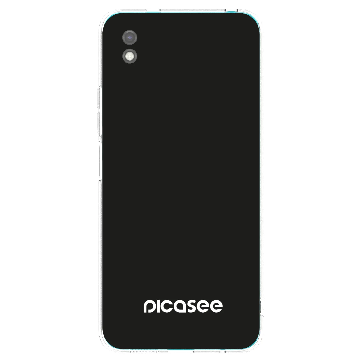 Picasee silikonowe czarne etui na Xiaomi Redmi 9A - Picasee